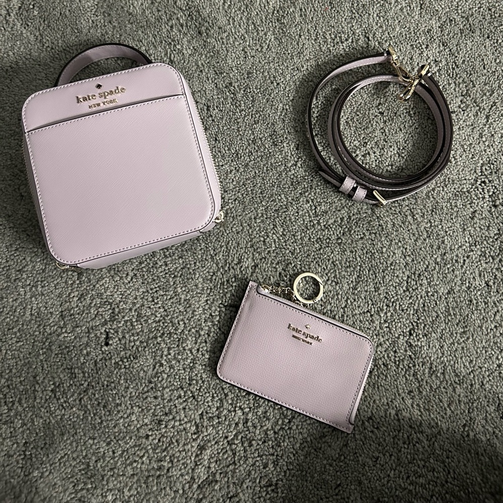 Kate Spade Vanity Crossbody in lilac